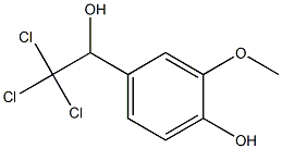 Benzenemethanol,4-hydroxy-3-methoxy-a-(trichloromethyl)- Struktur