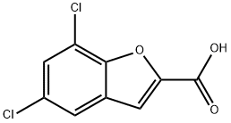 5,7-Dichloro-2-benzofurancarboxylic acid Struktur