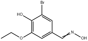 3-bromo-5-ethoxy-4-hydroxybenzaldehyde oxime Struktur