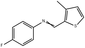 (4-fluorophenyl)[(3-methyl-2-thienyl)methylene]amine Struktur