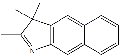 2,3,3-trimethylbenzo[f]indole Struktur