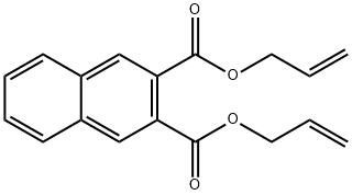 diallyl naphthalene-2,3-dicarboxylate Struktur