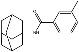 N-(1-adamantyl)-3-methylbenzamide Struktur