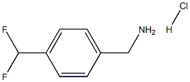 4-Difluoromethyl-Benzylamine Hydrochloride Struktur