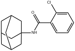 N-(1-adamantyl)-2-chlorobenzamide Struktur