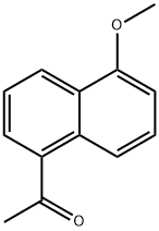 1-acetyl-5-methoxynaphthatene Struktur