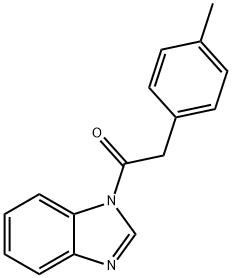 1-Benzoimidazol-1-yl-2-p-tolyl-ethanone Struktur