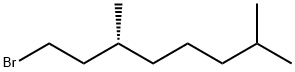 Octane, 1-bromo-3,7-dimethyl-, (3R)- Struktur