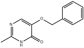 5-(benzyloxy)-2-methylpyrimidin-4(3H)-one Struktur