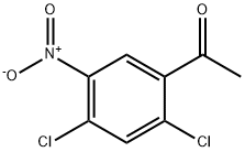 1-(2,4-dichloro-5-nitrophenyl)ethanone Struktur