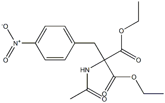 Propanedioic acid,2-(acetylamino)-2-[(4-nitrophenyl)methyl]-, 1,3-diethyl ester