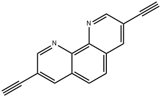 3,8-bis(ethynyl)-1,10-phenanthroline Struktur