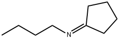 1-Butanamine, N-cyclopentylidene- Struktur