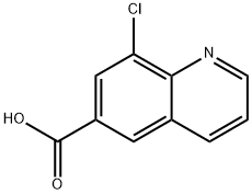 8-Chloroquinoline-6-carboxylic acid Struktur