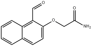 2-(1-Formyl-naphthalen-2-yloxy)-acetamide Struktur