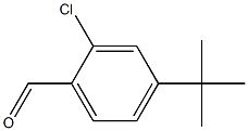 Benzaldehyde, 2-chloro-4-(1,1-dimethylethyl)- Struktur