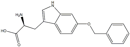 Tryptophan, 6-(phenylmethoxy)- Struktur