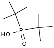 Phosphinic acid, bis(1,1-dimethylethyl)- Struktur