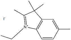 2,3,3-三甲基-1-丙基-3H-吲哚碘化物 結(jié)構(gòu)式