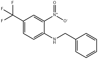 Benzenemethanamine, N-[2-nitro-4-(trifluoromethyl)phenyl]- Struktur