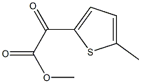 Methyl 5-methylthiophene-2-glyoxylate Struktur