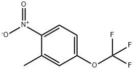 2-nitro-5-trifluoromethoxytoluene Struktur