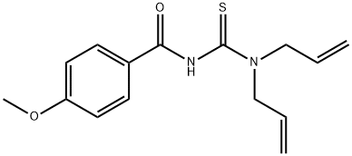 N-[(diallylamino)carbonothioyl]-4-methoxybenzamide Struktur