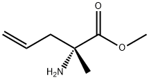 (R)-2-氨基-2-甲基戊-4-烯酸甲酯 結(jié)構(gòu)式