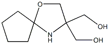 1-Oxa-4-azaspiro[4.4]nonane-3,3-dimethanol Struktur