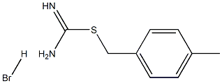 Carbamimidothioic acid, (4-methylphenyl)methyl ester, monohydrobromide (9CI) Struktur