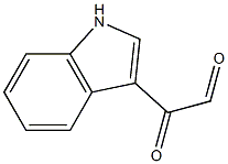 1H-Indole-3-acetaldehyde, a-oxo- Struktur