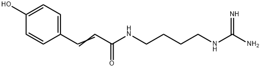 p-coumaroylagmatine Struktur