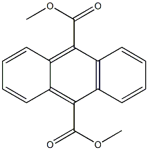 9,10-Anthracenedicarboxylic acid, dimethyl ester Struktur