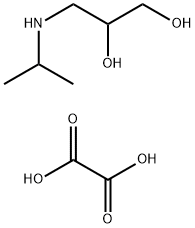 3-(isopropylamino)propane-1,2-diol oxalate Struktur