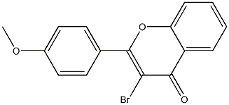 4H-1-Benzopyran-4-one, 3-bromo-2-(4-methoxyphenyl)-