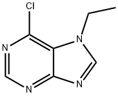 6-Chloro-7-ethyl-7H-purine Struktur