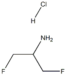 1,3-DIFLUOROPROPAN-2-AMINE HCL Struktur