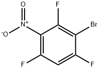 2-bromo-1,3,5-trifluoro-4-nitrobenzene Struktur