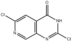 2,6-Dichloro-pyrido[3,4-d]pyrimidin-4(3H)-one Struktur