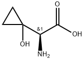 (S)-2-Amino-2-(1-hydroxycyclopropyl)acetic acid Struktur