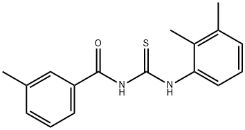 N-{[(2,3-dimethylphenyl)amino]carbonothioyl}-3-methylbenzamide Struktur