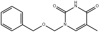 2,4(1H,3H)-Pyrimidinedione, 5-methyl-1-[(phenylmethoxy)methyl]- Struktur