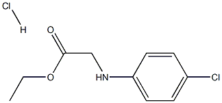 ethyl p-chlorophenylglycinate hydrochloride Struktur