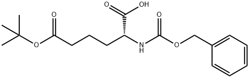 N-Cbz-R-2-Aminoadipic acid 6-(1,1-dimethylethyl) ester Struktur