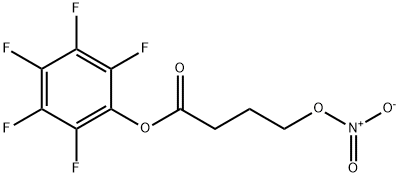 perfluorophenyl 4-(nitrooxy)butanoate Struktur