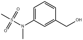 N-(3-(hydroxymethyl)phenyl)-N-methylmethanesulfonamide Struktur