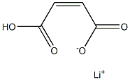 2-Butenedioic acid (2Z)-, monolithium salt Struktur