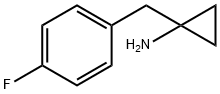 1-(4-Fluorobenzyl)cyclopropanamine Struktur