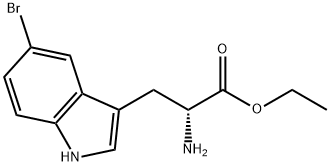 D-5-BromoTryptophan ethyl ester Struktur