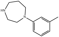 1-(M-TOLYL)-1,4-DIAZEPANE Struktur